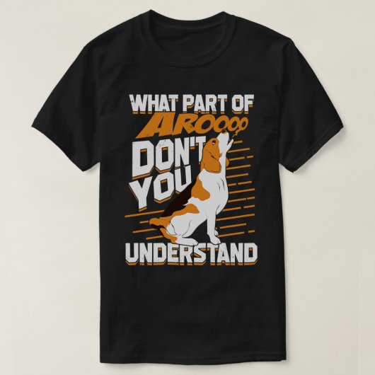 ビーグルおもしろい犬のオーナーギフト Tシャツ (デザイン正面)
