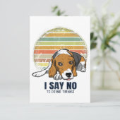 ビーグルおもしろい/ビーグル愛犬家サンキューカード サンキューカード (スタンド正面)