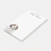 ビーグルかわいい子犬パーソナライズされたの恋人 ポストイット (アングル)