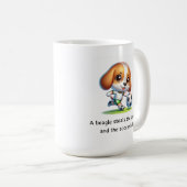 ビーグルがショーを盗む コーヒーマグカップ (正面右)