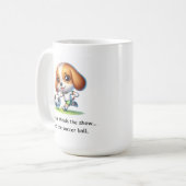 ビーグルがショーを盗む コーヒーマグカップ (正面左)