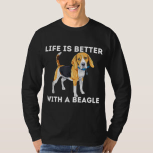 ビーグルで生活が良い – Beagle Dog Lover Pe Tシャツ