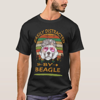 ビーグルに簡単に気を取られる23 Tシャツ