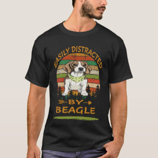 ビーグルに簡単に気を取られる26 Tシャツ