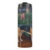 ビーグルのクリスマスクルーズ：ポーソウルホリデーディライト タンブラー (正面)