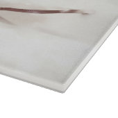 ビーグルのクリスマス雪の冬 カッティングボード (角)