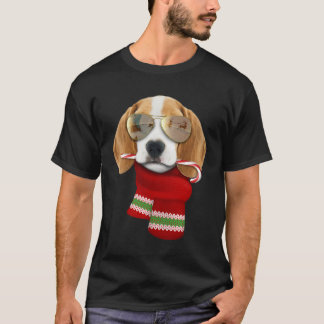 ビーグルのシャツクリスマスギフト愛犬家子犬S Tシャツ