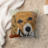 ビーグルのデジタル象眼細工 クッション (ブランケット)