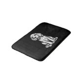 ビーグルの子犬の愛らしい、家族の動物愛好家タンクへ バスマット (アングル)