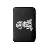 ビーグルの子犬の愛らしい、家族の動物愛好家タンクへ バスマット (正面縦)