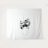 ビーグルの子犬の愛らしい、家族の動物愛好家 タペストリー (正面(横))