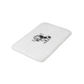 ビーグルの子犬の愛らしい、家族の動物愛好家 バスマット (アングル)