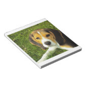 ビーグルの子犬 ノートパッド (アングル)