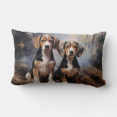 ビーグルの子犬 ランバークッション (裏面)