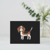 ビーグルの新しい漫画 ポストカード (スタンド正面)