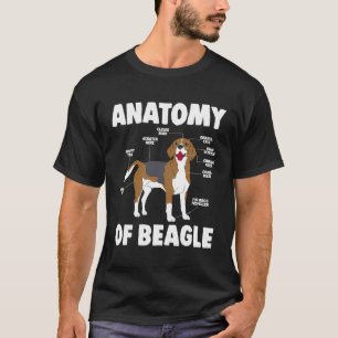 ビーグルの解剖学 Tシャツ