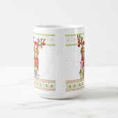 ビーグルの醜いクリスマスライト コーヒーマグカップ (中央)