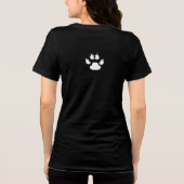 ビーグルを救え | 愛犬家 トライブレンドＴシャツ (裏面)