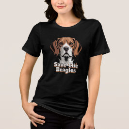 ビーグルを救え | 愛犬家 トライブレンドTシャツ