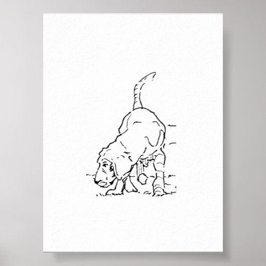 ビーグルイラストのドッグラバーズ ウォールアート (正面)