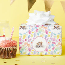 ビーグルウォーターカラー誕生日ラップ紙