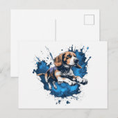 ビーグルウォータースポーツ ポストカード (正面/裏面)