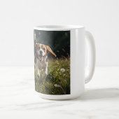 ビーグルエレガントコーヒーマグ コーヒーマグカップ (正面右)