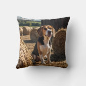 ビーグルエレガント装飾用クッション クッション (裏面)