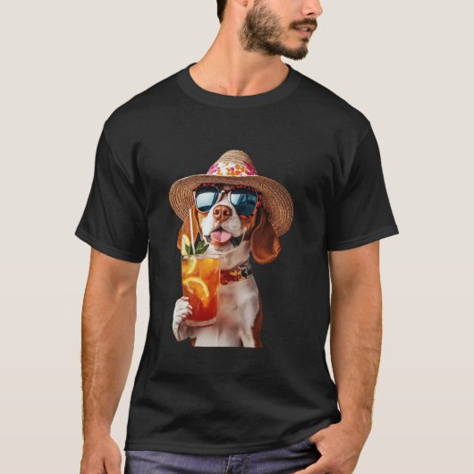 ビーグルカクテル Tシャツ (正面)
