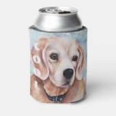 ビーグルカッコいいー 缶クーラー (缶裏面)