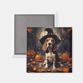 ビーグルカボチャ ハロウィーン スケアリー マグネット (正面/裏面)