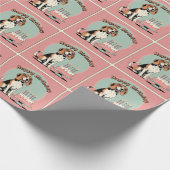 ビーグルカラフルド ラッピングペーパー (角)