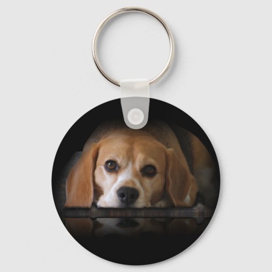ビーグルキーチェーン キーホルダー (正面)