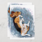 ビーグルギフト、犬好きギフト、犬のオーナーギフトアイディア シーズンカード (正面/裏面)