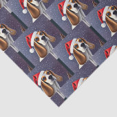 ビーグルクリスマスサンタティッシュペーパー 薄葉紙 (詳細)