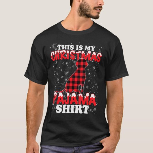 ビーグルクリスマスドッグこれは私のクリスマスパジャマ Tシャツ (正面)