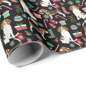 ビーグルクリスマスドッグギフトラップ ラッピングペーパー (ロールコーナー)