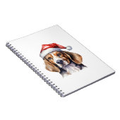 ビーグルクリスマスドッグ ノートブック (右側)