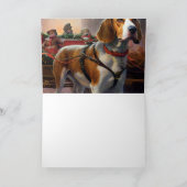 ビーグルクリスマスフェスティバルシーズン カード (内部)