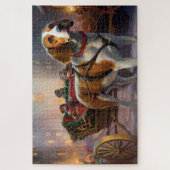 ビーグルクリスマスフェスティバルシーズン ジグソーパズル (縦)