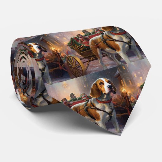 ビーグルクリスマスフェスティバルシーズン ネクタイ (ロール)