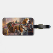 ビーグルクリスマスフェスティバルシーズン ラゲッジタグ (裏面横)