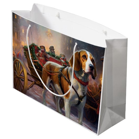 ビーグルクリスマスフェスティバルシーズン ラージペーパーバッグ (裏面アングル)