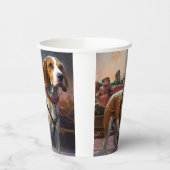 ビーグルクリスマスフェスティバルシーズン 紙コップ (左)