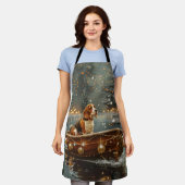 ビーグルクリスマスフェスティバル航海 エプロン (着用した状態)