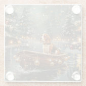 ビーグルクリスマスフェスティバル航海 ガラスコースター (裏面)