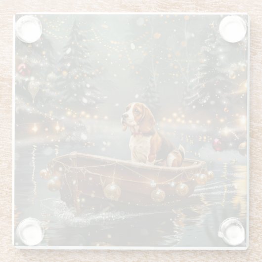 ビーグルクリスマスフェスティバル航海 ガラスコースター (裏面)