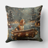 ビーグルクリスマスフェスティバル航海 クッション (裏面)