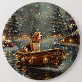 ビーグルクリスマスフェスティバル航海 缶バッジ (正面)