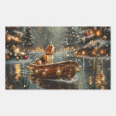 ビーグルクリスマスフェスティバル航海 長方形シール (正面)